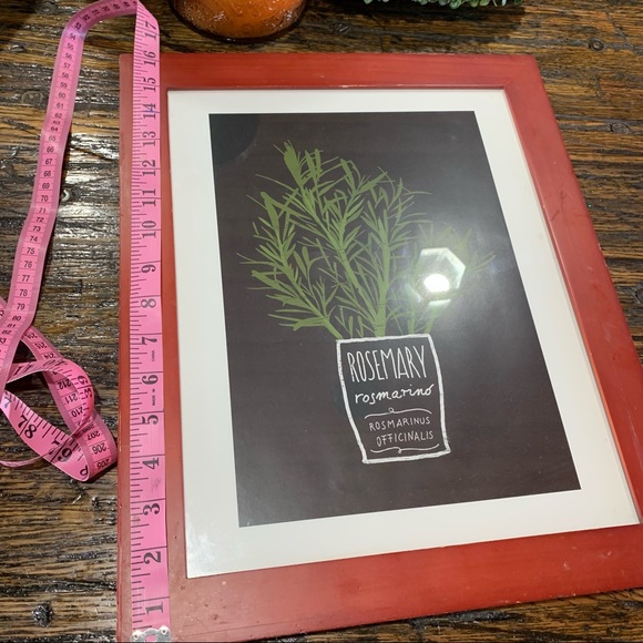 Adorable Prints Rosemary Basil Kitchen Dining Room Art IKEA Framed - Picture 10 of 13